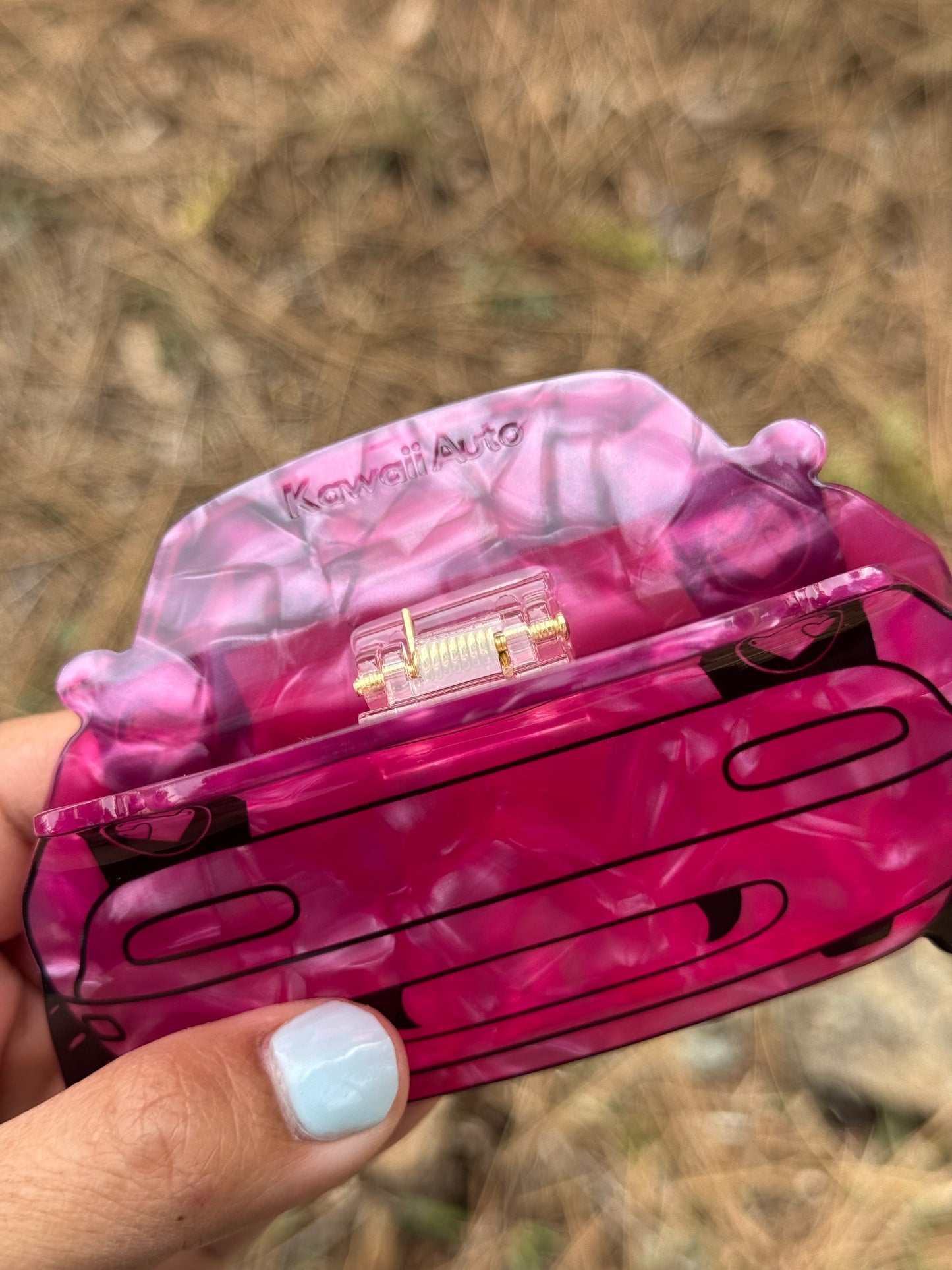 Hot Pink Miata Hair Claw