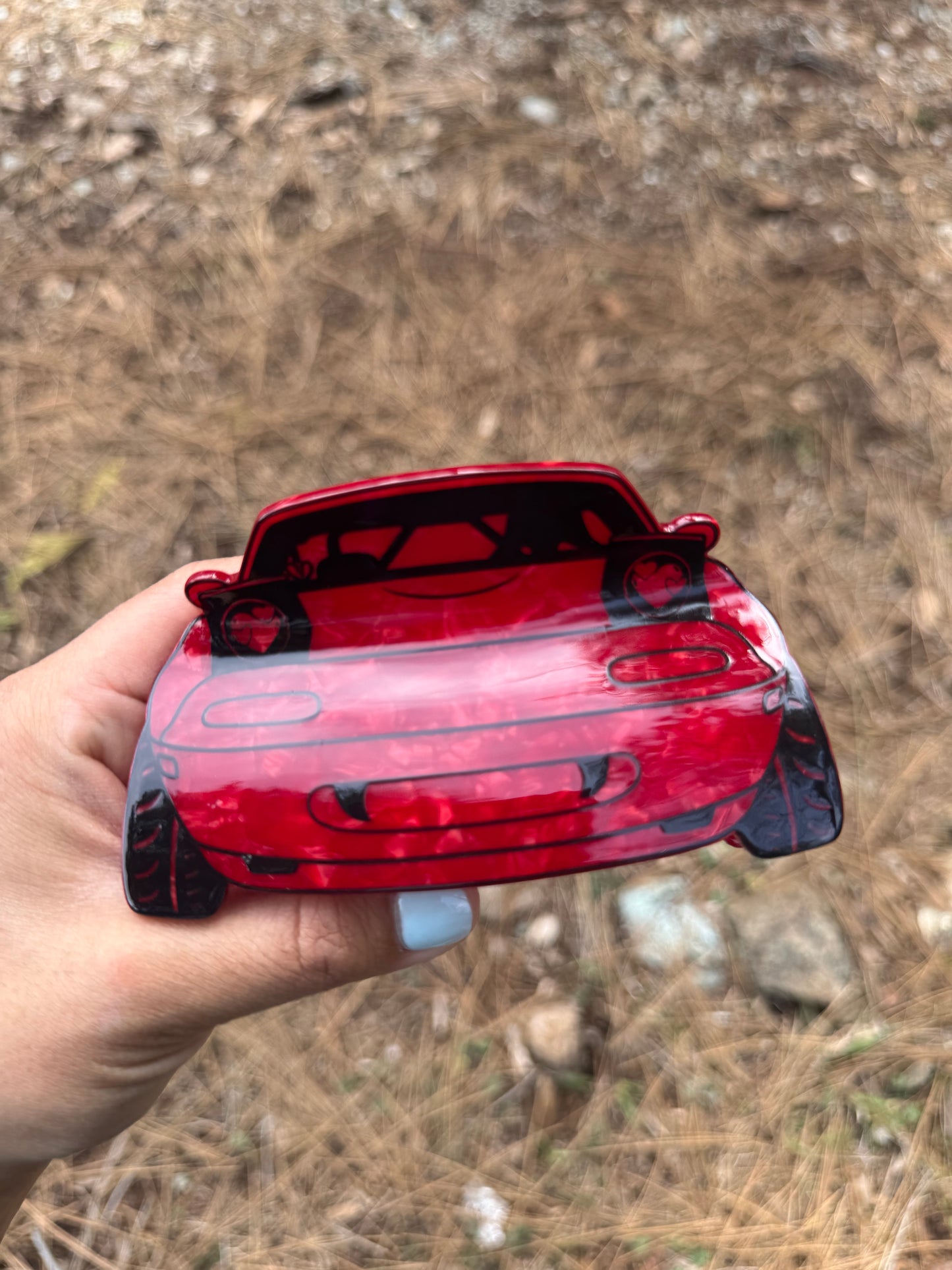 Red Miata Hair Claw