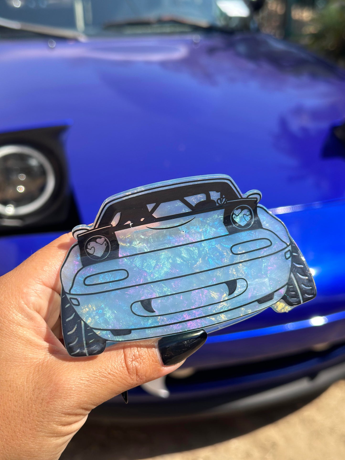 Blue Miata Hair Claw