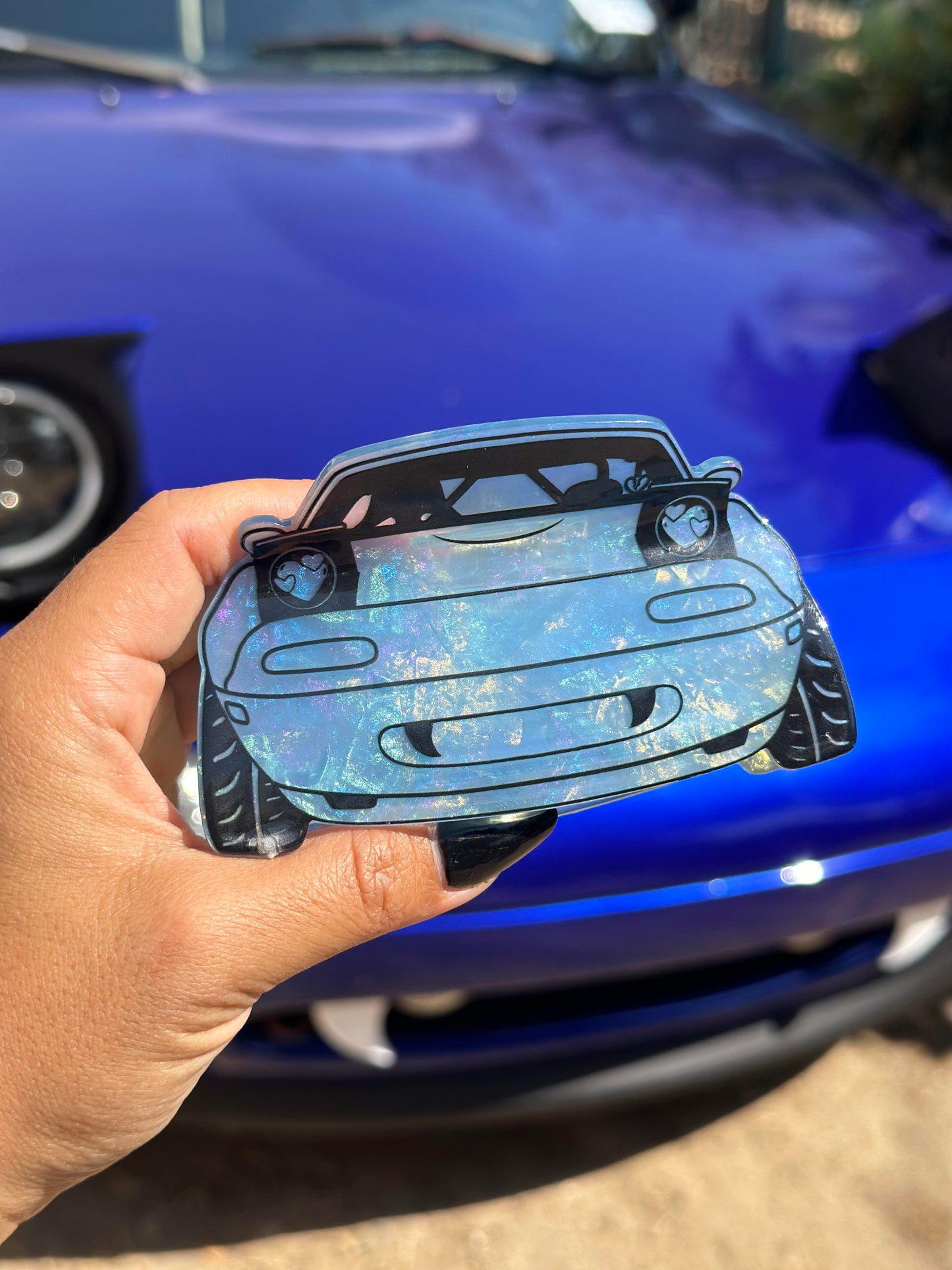 Blue Miata Hair Claw