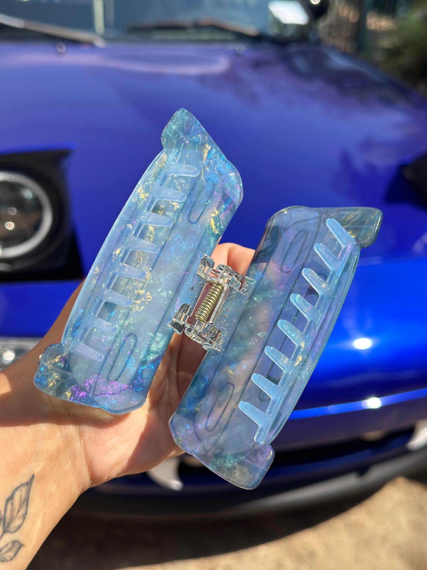 Blue Miata Hair Claw