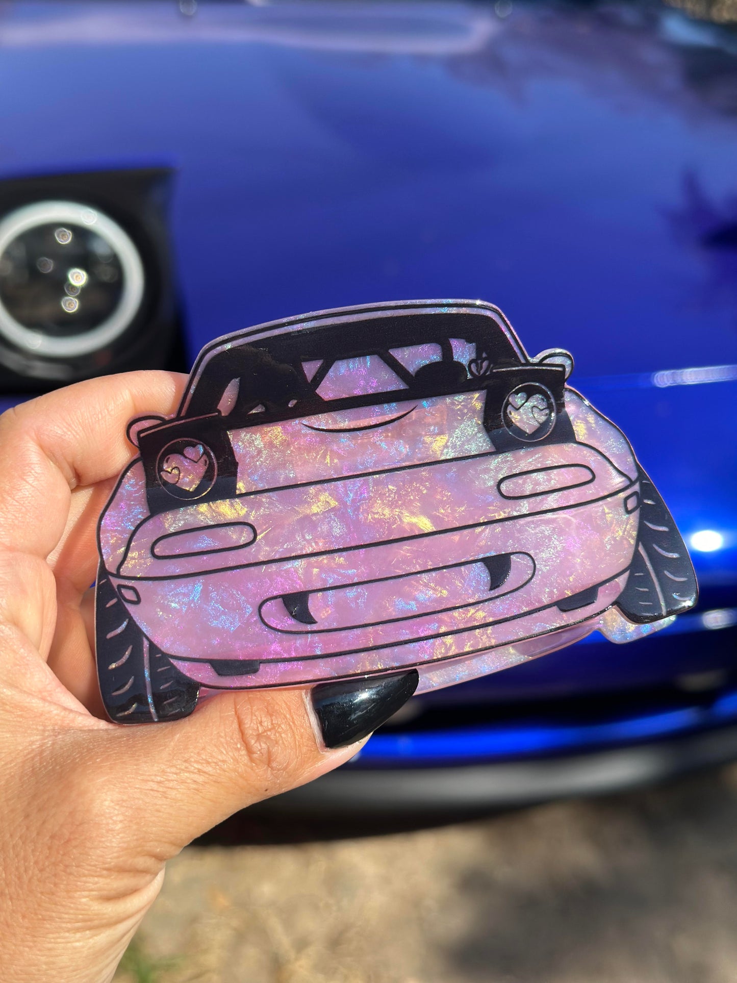 Pink Miata Hair Claw
