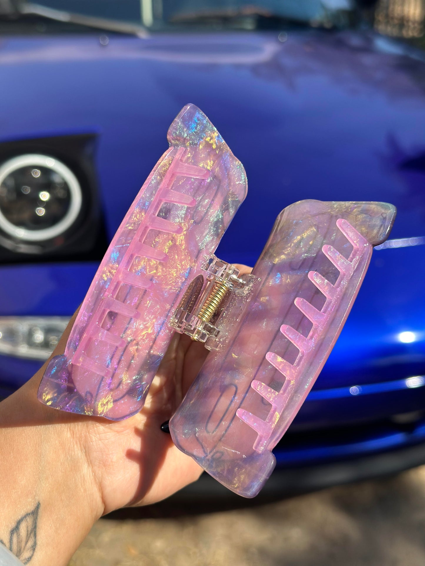 Pink Miata Hair Claw