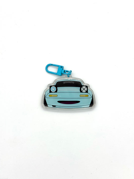 Blue Miata NA Acrylic Keychain