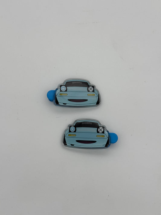Blue Miata NA Hair clips