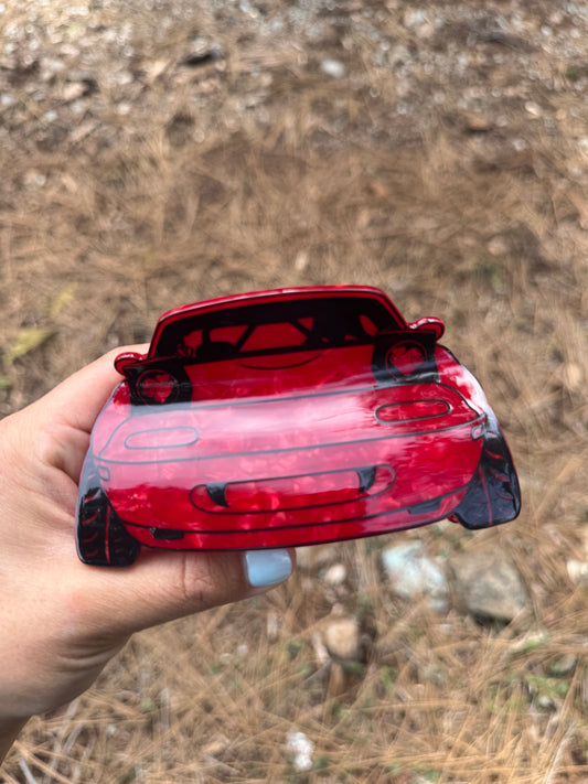 Red Miata Hair Claw