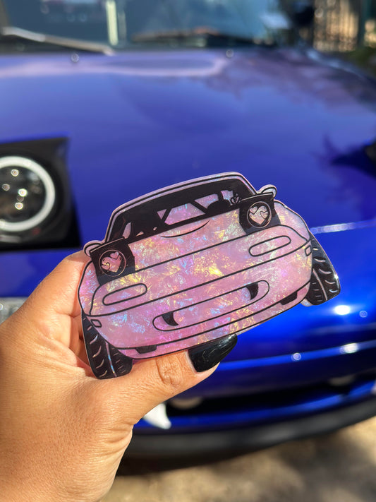 Pink Miata Hair Claw